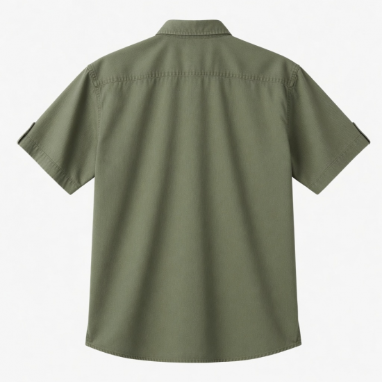 Men's Merrill Button Down Short Sleeve Shirt Pockets