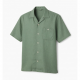 Men's Washable Linen Camp Short Sleeve Shirt Sage Green