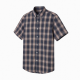 Men's Plaid Button Down Short Sleeve Shirt