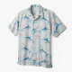 Men's Button Hawaiian Marlin Print Short Sleeve Shirt