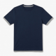 Men's Navy Blue Short Sleeve T-Shirt Grey Trim