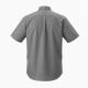 Men's Button Down Grey Short Sleeve Shirt