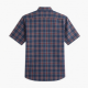 Men's Button Short Sleeve Shirt Plaid
