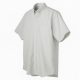 Men's Button Down Short Sleeve Shirt Off-White