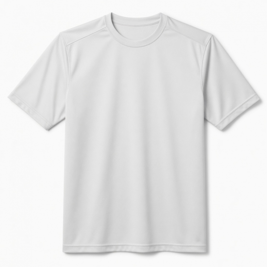 Men's Athletic Short Sleeve Shirt White
