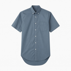 Men's Long Tail Short Sleeve Shirt