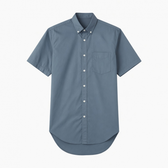 Men's Long Tail Short Sleeve Shirt