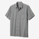 Men's Short Sleeve Shirt Gray Hawaiian Bamboo Button Down