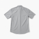 Men's Light Gray Short Sleeve Shirt