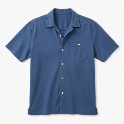 Men's Quicksilver Button Short Sleeve T-Shirt