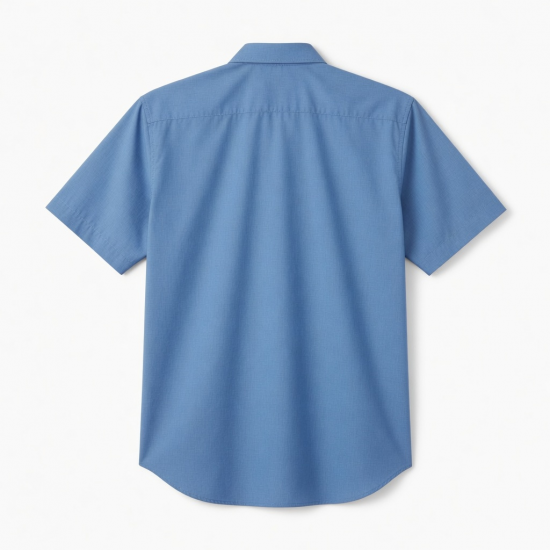 Men's Cotton Collard Button Short Sleeve Shirt
