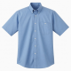 Men's Omni-Shade Button Short Sleeve Shirt Light Blue