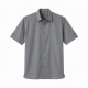 Men's Grey Short Sleeve Shirt Solar