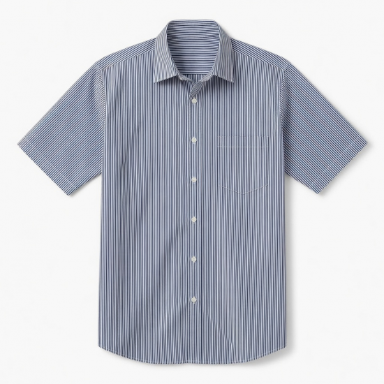 Men's Luxor Comfort Dress Short Sleeve Shirt Striped