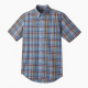 Men's Short Sleeve Shirt Check Buttons Multicoloured