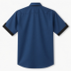 Men's Button Blue Black Short Sleeve Shirt