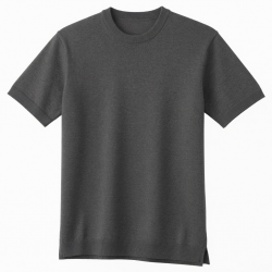 Men's Logo Graphic Crew Neck Knit Short Sleeve T-Shirt
