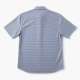 Men's Short Sleeve Shirt Striped Cotton
