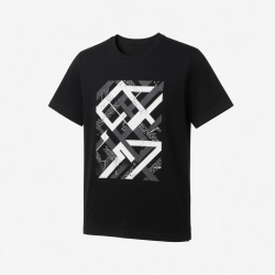Men's Black Short Sleeve Shirt Graphic Shirt