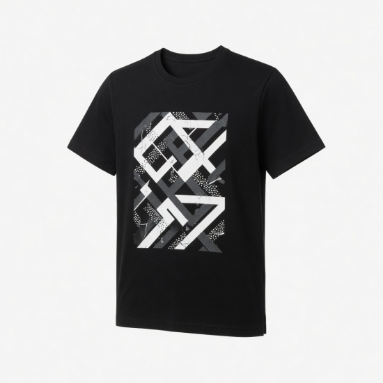 Men's Black Short Sleeve Shirt Graphic Shirt