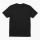 Men's Black Cotton Short Sleeve T-Shirt
