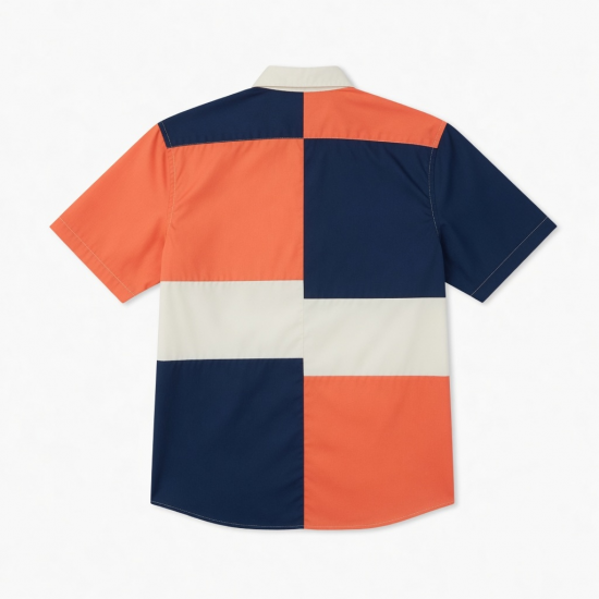 Men's Colorblock Short Sleeve Shirt