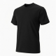 Men's Designer Short Sleeve T-Shirt Black Embroidered Logo