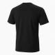 Men's Designer Short Sleeve T-Shirt Black Embroidered Logo