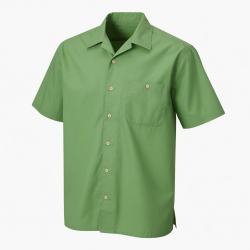 Men's Collectible Green Short Sleeve Shirt Pocket