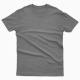 Men's Gray Crew Neck Logo Graphic Short Sleeve T-Shirt